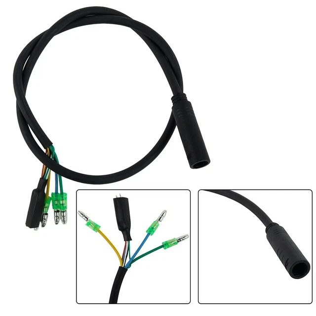 Universal Extension Cable Cord Front Rear Wheel Hub Rubber + Metal Waterproof