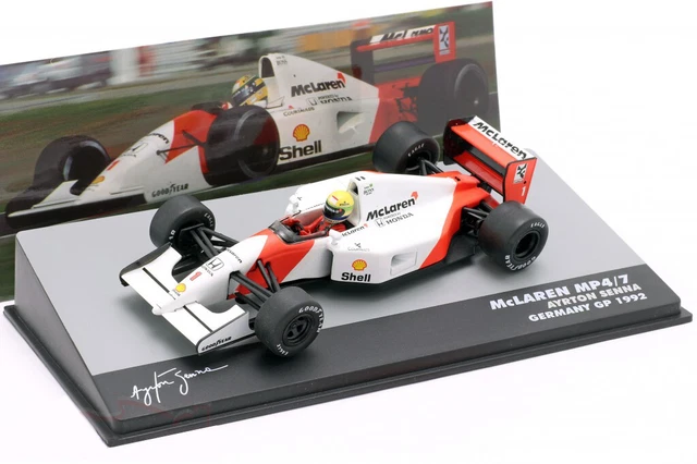 Altaya 1/43 McLaren Honda F1 MP4 7 1992 German GP Ayrton Senna MCLAREN HONDA A