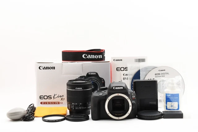 美品 Canon EOS kiss X7 EF-S 18-55mm IS STM CONTAX 【アウトレット品】Canon デジタル一眼レフカメラ EOS