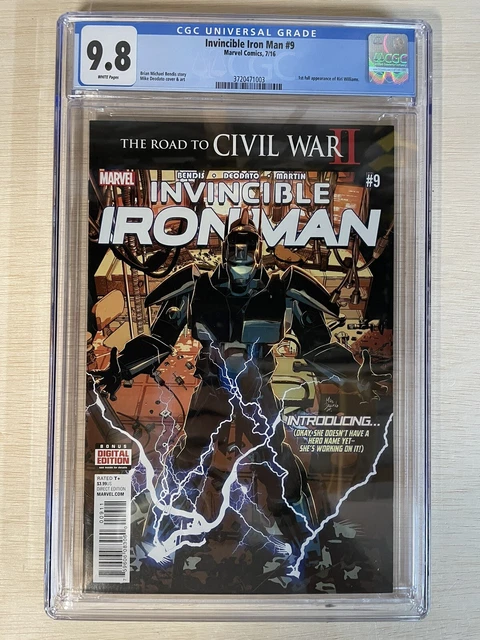 Invincible Iron Man #9 CGC 9.8 Key 1st Full App Riri Williams 2016