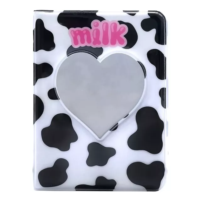 3 Inch Mini Photo Album Cute Photocard Binder Love Heart Hollow Cover Photo SG5