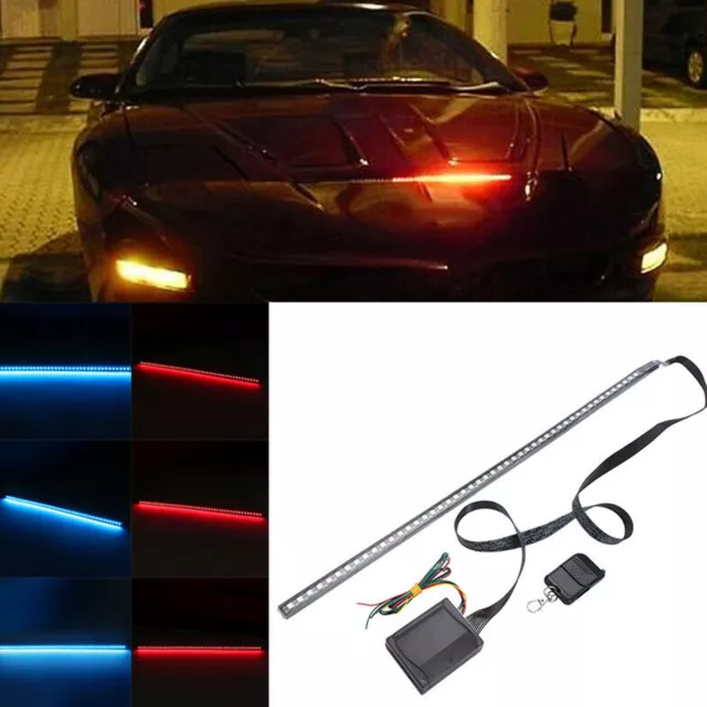 22''48 LED RGB Auto Scanner Knight Rider Strobe Flash Light Bandes +Télécommande
