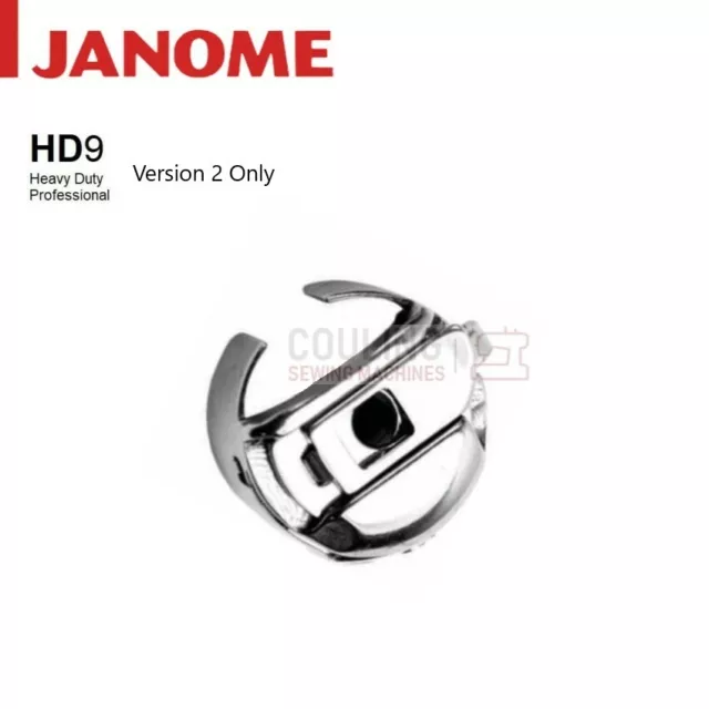 JANOME GENUINE METAL LARGE BOBBIN CASE - For HD9 Version 2 Pro ONLY - 767595005