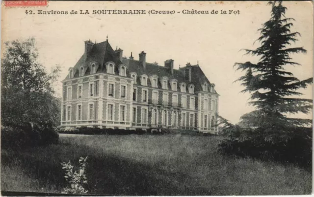 CPA Chateau de la Fot - Environs de La Souterraine (1144287)