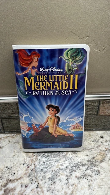 DISNEY’S LITTLE MERMAID II Return to the Sea VHS Video Tape Clamshell 2 ...