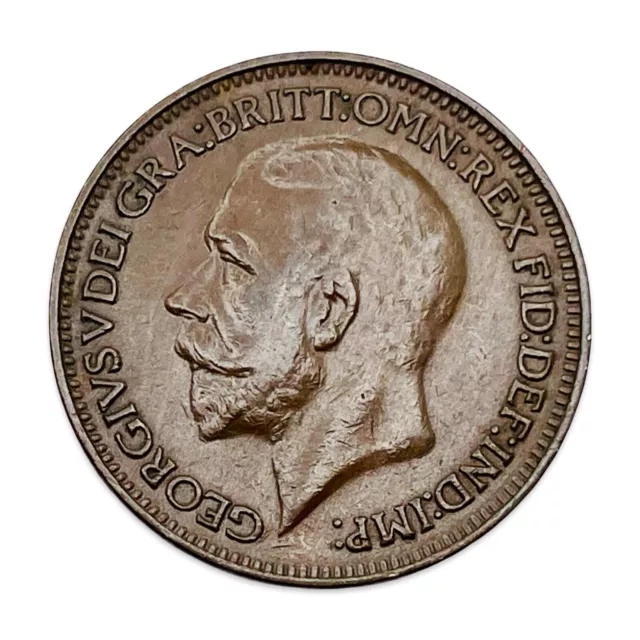 1928 Great Britain Farthing - George V #GB012415