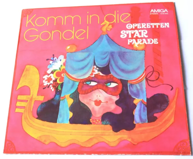 Amiga Komm in die Gondel Operretten Star Parade Vinyl Schallplatte 8 45 092