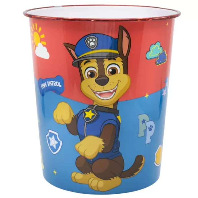 Paw Patrol Kinder Papierkorb Mülleimer Kunststoff Abfalleimer Eimer