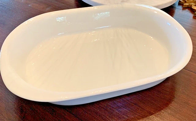 Pillivuyt apilco  x-Large PORCELAIN Casserole BAKER Pan Lasagna NEW 14x10