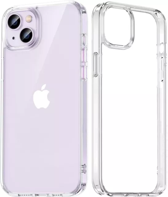 Clear Case For iPhone 14 13 11 12 Pro Max 7 8 SE X XR Shockproof Gel Cover
