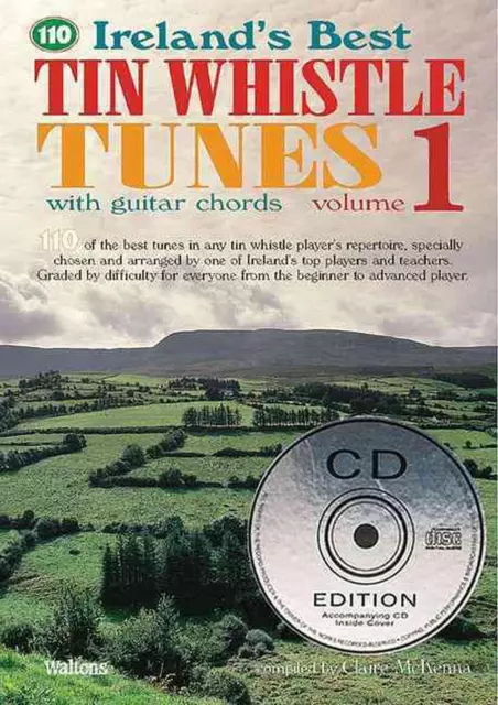 Ireland's Best Tin Whistle Tunes, Volume 1 [With 2 CDs] (English) Paperback Book