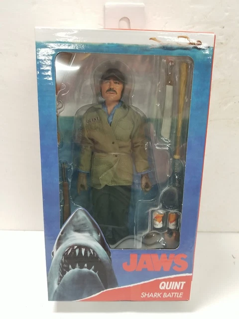 NECA Sam Quint Actionfigur - Jaws 50. Jahrestag Edition Mit Zubehör