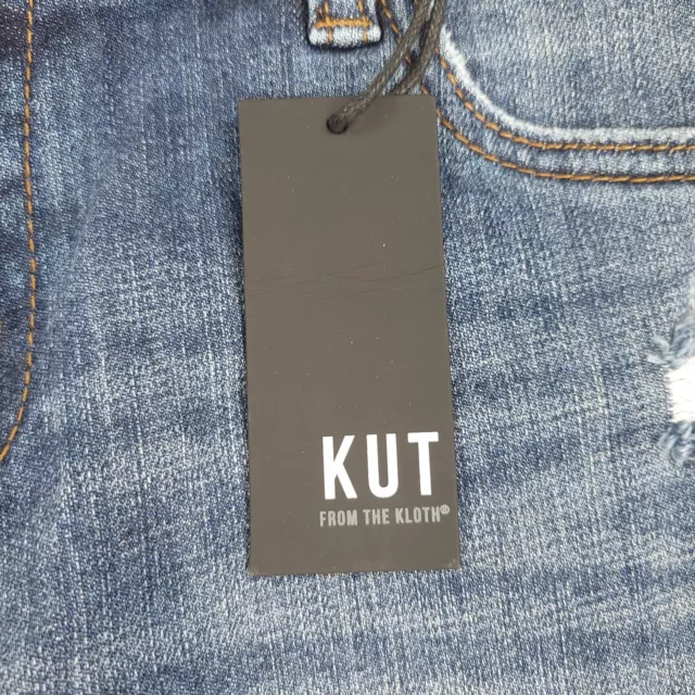 KUT From The Kloth Jeans Womens Size 10 Catherine Boyfriend Denim Preppy NWT 3