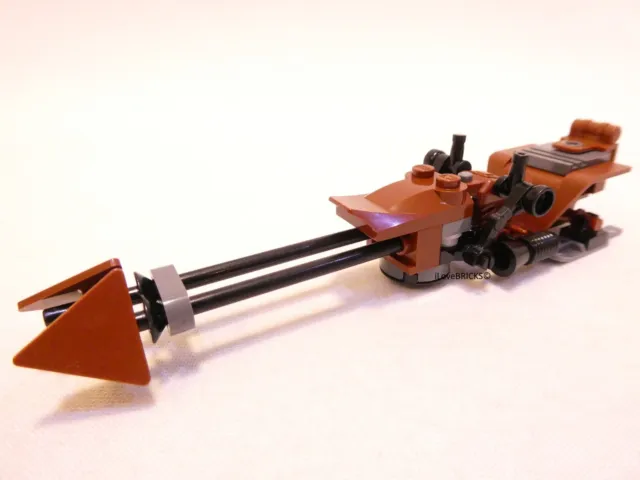 Lego Star Wars Imperial 74-Z Speeder From Set 9489 Endor No Minifigures 2
