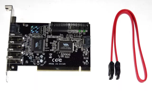 Tarjeta Controladora SATA+IDE+USB PCI Nueva new