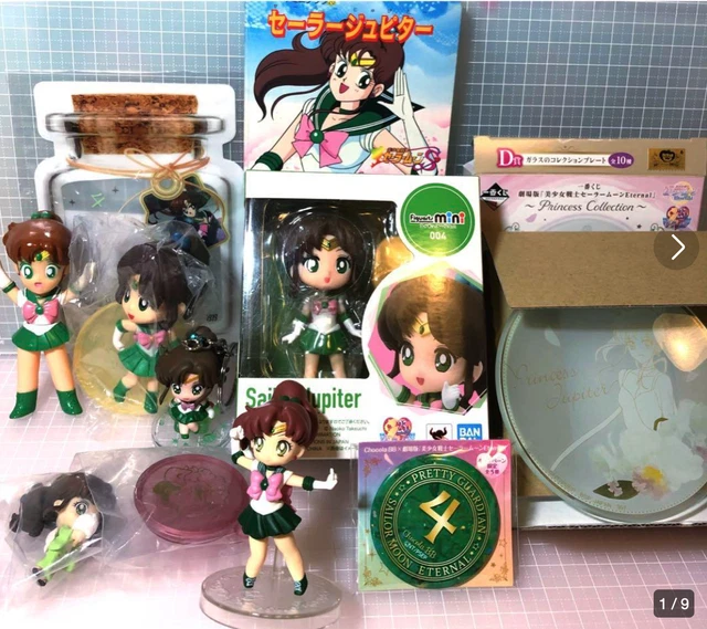 Lot De 10 Figurines Sailor Moon Chibi Bandai T.K.T.T.B - Env. 6cm - Des Années 90