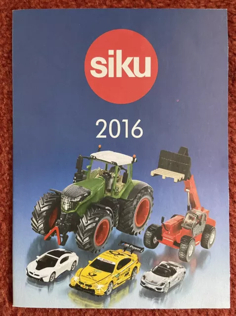 Original siku Katalog 2016 Prospekt Broschüre Modellautos NEU NOS