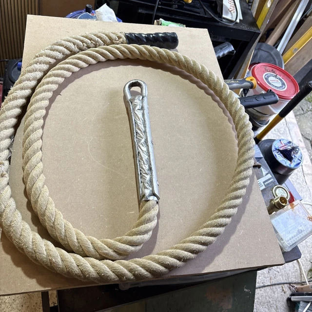 Old Gym Ropes JUNIOR SCHOOL VINTAGE Gym Climbing Rope 10ft x 1 1/2 inch diameter £27. ...