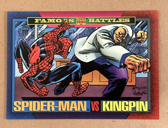 1993 Marvel Universe 3-D Hologram PSA 7 H-IV Spiderman vs. Venom
