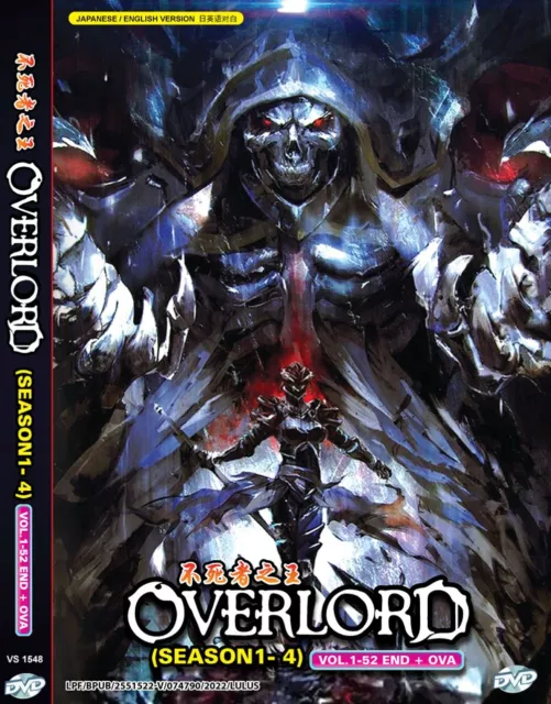 ANIME DVD OVERLORD Sea 1-4 Vol 1-52 End + 2 Movie *English Version* + Free  Ship $72.49 - PicClick AU