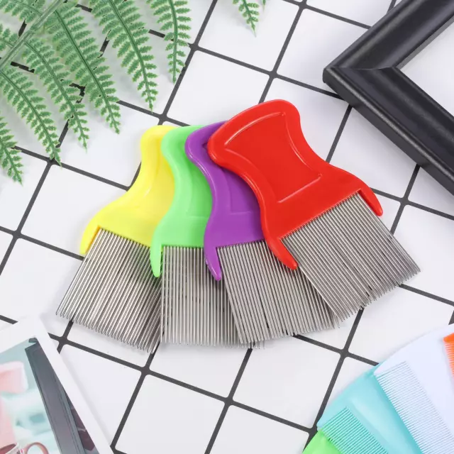 8 Pieces Flea Lice Combs Double Sided Lice Removal Comb Hair Grooming Comb......