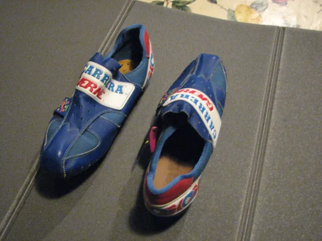 Vintage Cycling jersey scarpe shoes Carrera Pantani maglia ciclismo size Eur 43
