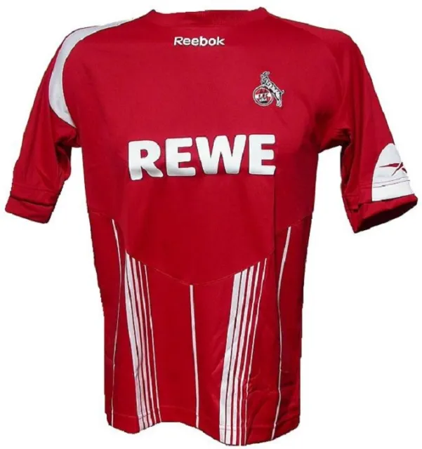 REEBOK Trikot 1. FC KÖLN T-Shirt Home Rot Gr. S - 176 Fussball REWE Werbung