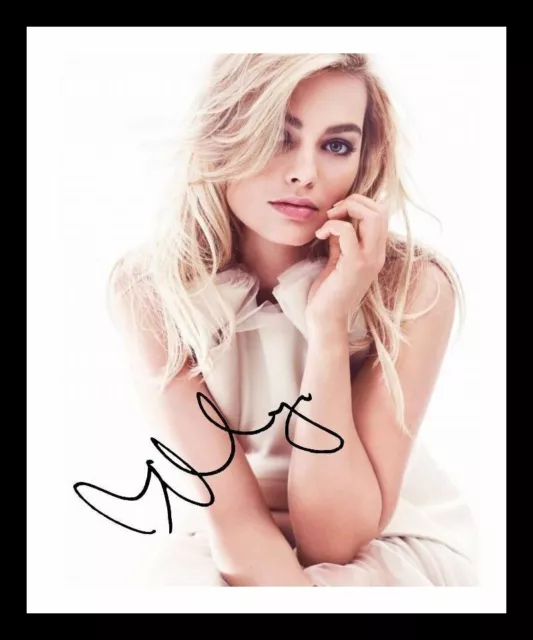 Margot Robbie Autograph Signed & Framed Photo