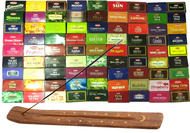 120 Incense Sticks Assorted Range Incense Stick Various Fragrance Joss Sticks