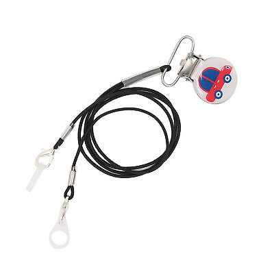 Audífonos soporte con clip correas de cuerda colgante cordón para audífonos antipérdida