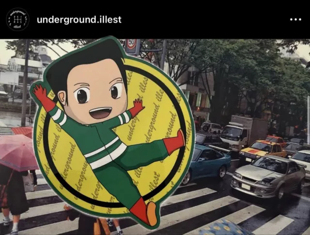 Underground Illest Keiichi Tsuchiya car stickers decals jdm Slap Anime