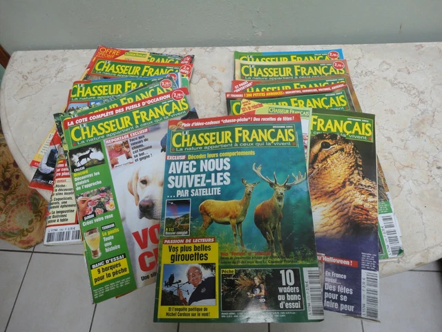 Lot De 6 Revues Le Chasseur Français De L'année 2000