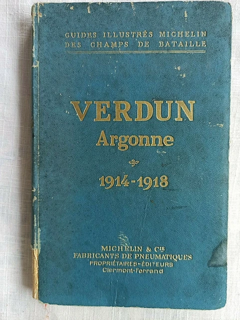 Bruxelles Louvain 1914-1918 Guide Michelin Champs de bataille