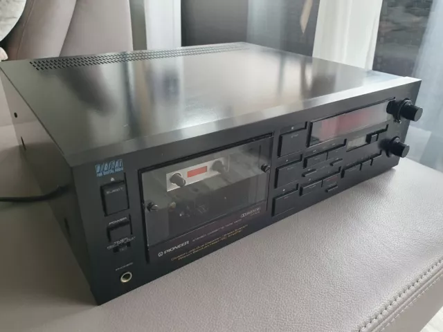 PIONEER CT-A7X Stereo Cassette Deck 3 heads dual capstan neue Riemen