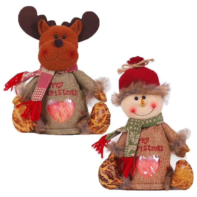 Borsa con cerniera sacchetto regalo decorazione natalizia mela sacchetto regalo