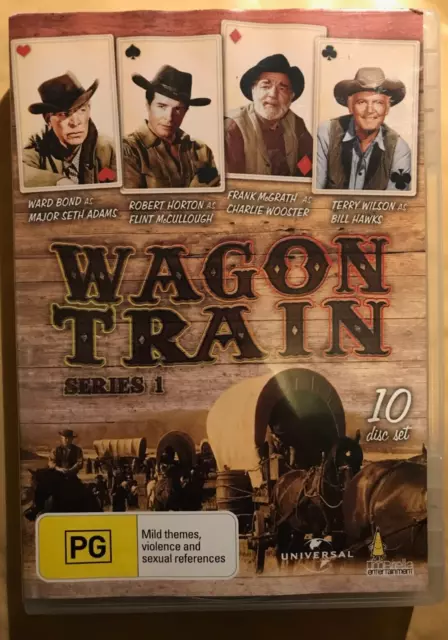 Wagon Train: The Complete First Season (Series 1) Region 4 DVD 10 Disc Box Set