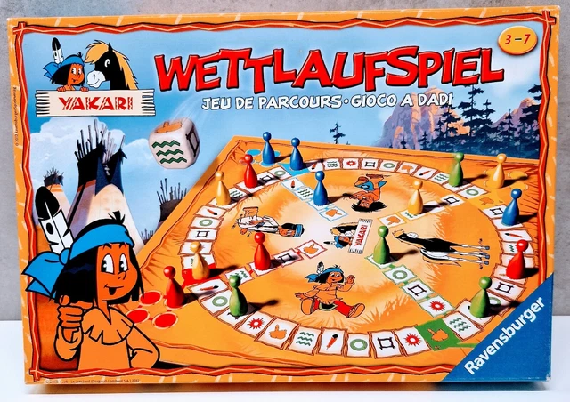 Yakari Wettlaufspiel Ravensburger Brettspiel Gesellschaftsspiel Familienspiel