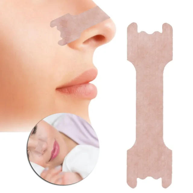100Pcs Better Breath Nasal Nose Strips Right Easy Stop Anti Snoring Sleeping