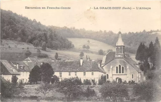Cpa 25 La Grance Dieu Abbaye
