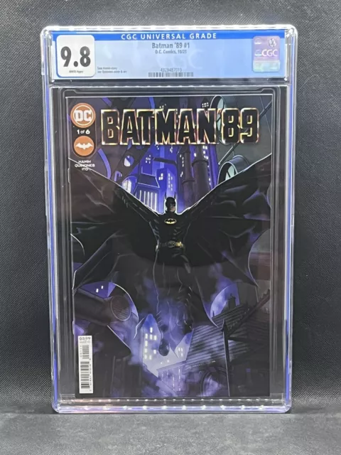 Batman 89 #1 CGC 9.8 Michael Keaton 1st Appearances