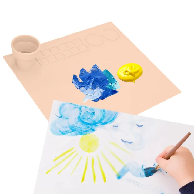 Foldable Silicone Craft Mat for Kids Portable Crafting Pad