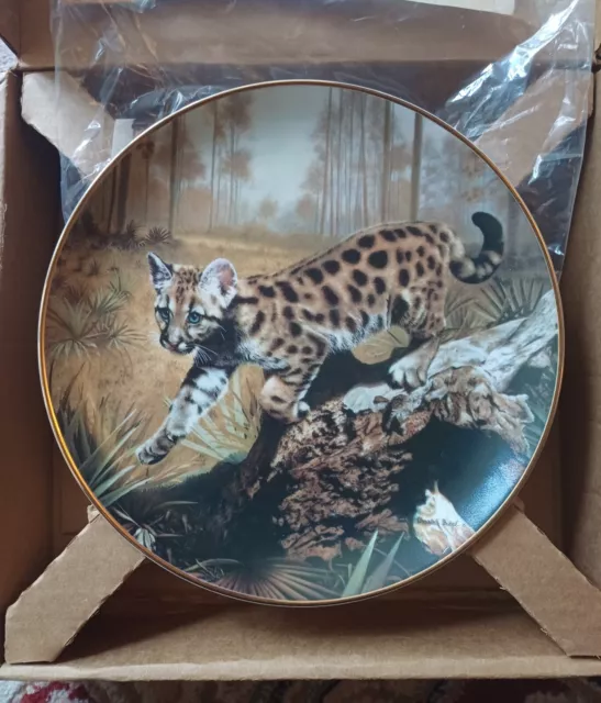 Small Wonders Of The Wild "Uno" Vintage Porcelain Plate By Charles Frace