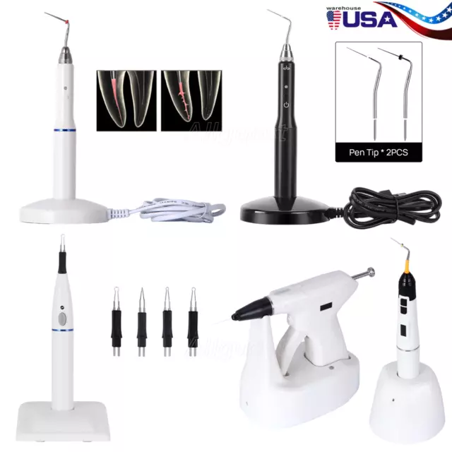 Dental Endodontic Gutta Percha Obturation System Gun Pen/Tooth Gum Cutter USA