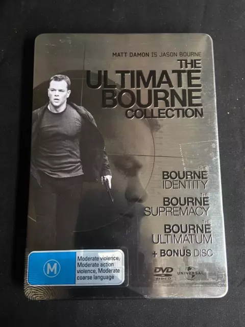 The Ultimate Bourne Collection – Dvd, 4- Disc Steel Case Region 2 & 4