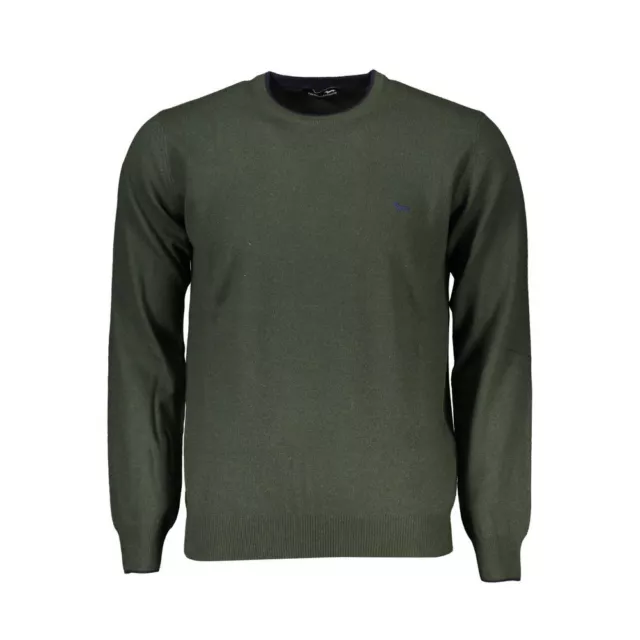 Harmont & Blaine Chic Vert Ras Cou Créateur Homme Pull Authentique