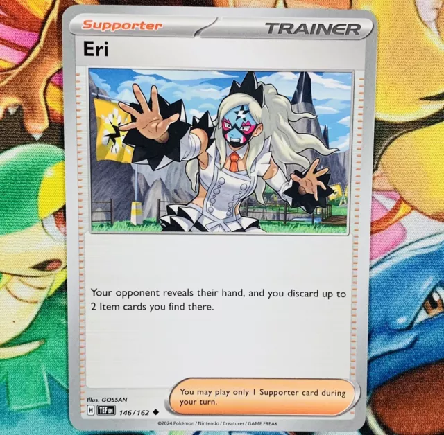 POKEMON Eri 146/162 Temporal Forces Uncommon Trainer Card NM-MINT