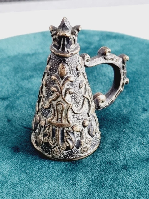 Éteignoir à Bougies Ancien - Mouchette En Laiton Doré - Longueur 18 Cm - Occasion