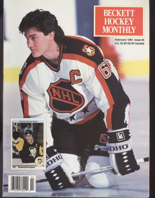 1991 Beckett Hockey Monthly Magazine #4: Mario Lemieux - Pittsburgh Penguins