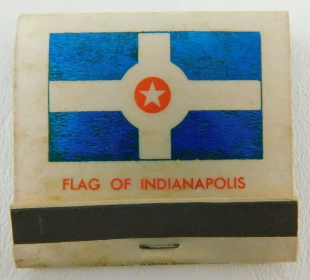 Indianapolis First Federal Assoc Front Strike Full Unstruck Vintage Matchbook Ad