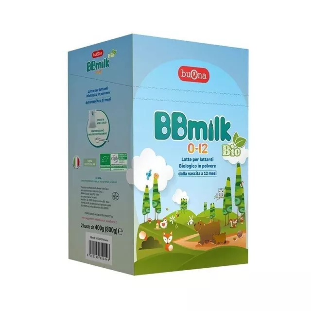 BUONA Bbmilk 0-12 Bio - Latte in polvere per lattanti 800 g